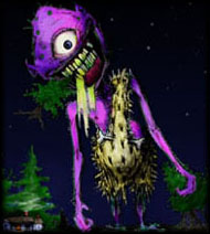 Mikclops — one-eyed devourer that eats anything in its path.