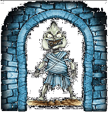 UnDoo Yamonsta — locked-up monster who spews destructive UnDoo Goo.